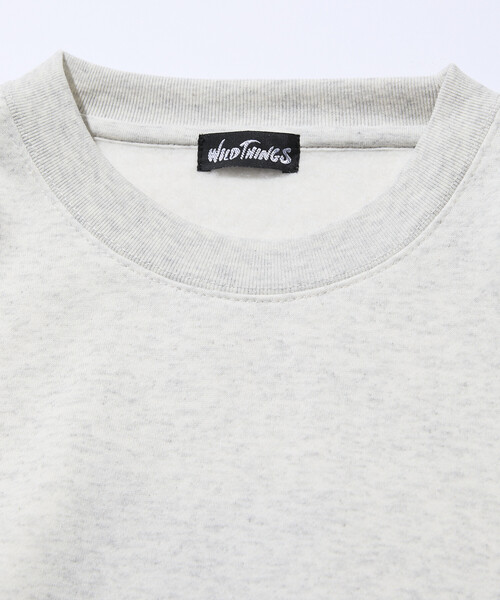 「WILD THINGS」 スウェットカットソー LARGE ネイビー メンズ_画像5