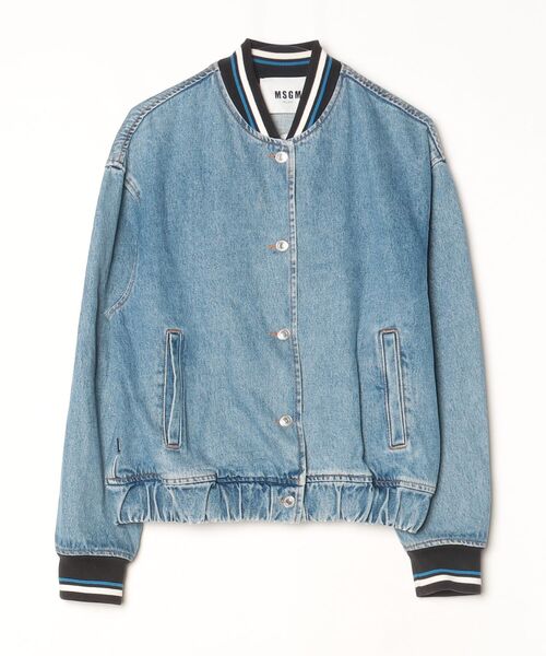 MSGM（エムエスジーエム） デニムジャケット 38 ブルー レディース 
