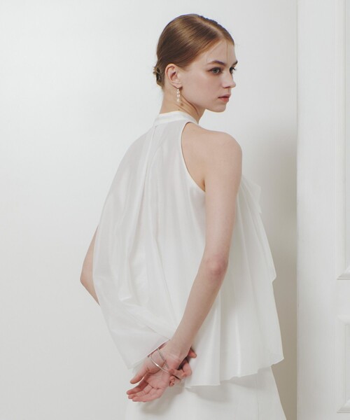 ブラウス シャツ 「LOULOU WILLOUGHBY」ラッフルレイヤーアメスリブラウス レディースの画像