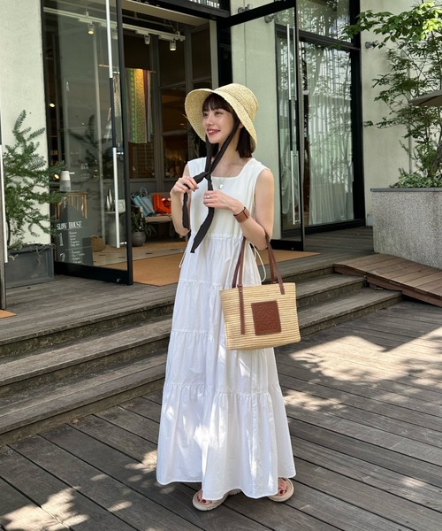 「hinari」 ドッキングワンピース SMALL ホワイト レディース_画像7