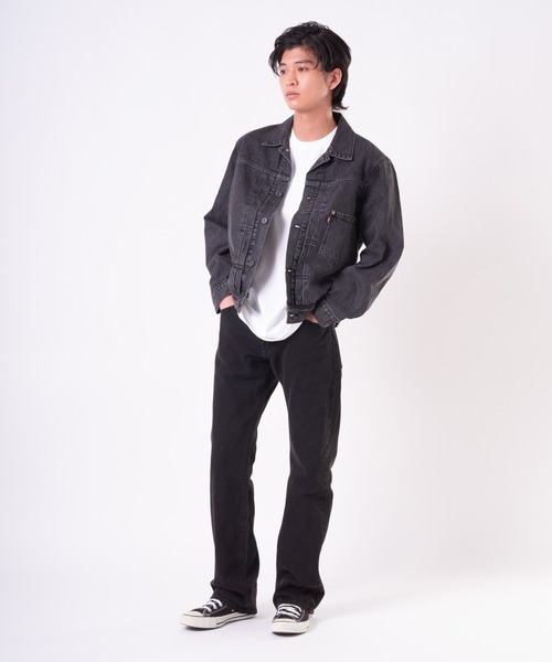 Levi's（リーバイス） デニムジャケット L ブラック メンズ : ZOZOTOWN
