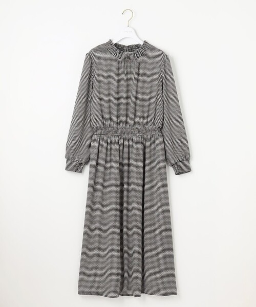 「ANY SIS」 長袖ワンピース 3 ネイビー レディース_画像9