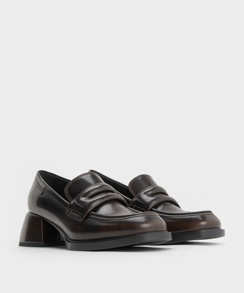 「CHARLES & KEITH」 シューズ 22.5cm ブラウン レディース_画像3