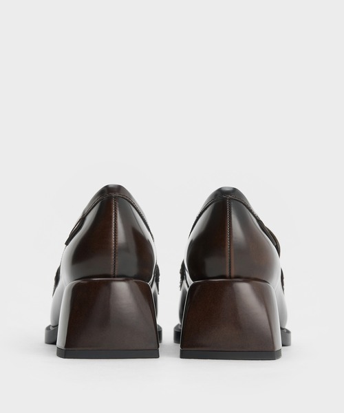 「CHARLES & KEITH」 シューズ 22.5cm ブラウン レディース_画像4