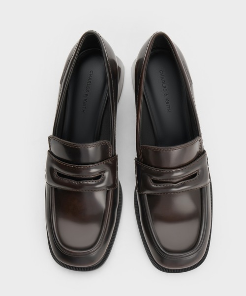 「CHARLES & KEITH」 シューズ 22.5cm ブラウン レディース_画像6