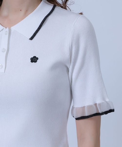 MARY QUANT（マリークヮント） ポロシャツ ポロ マリークワント フリル