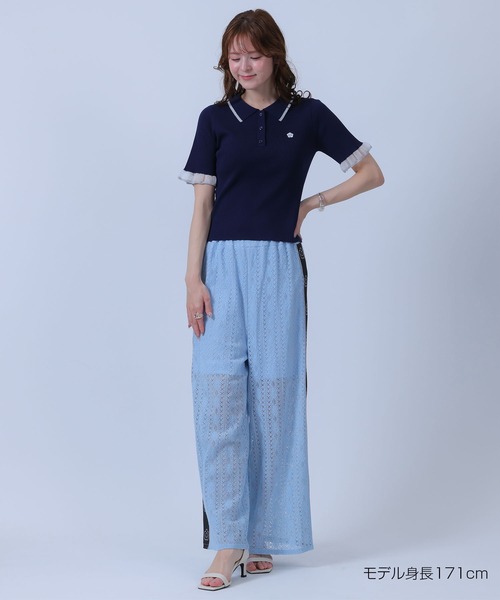 MARY QUANT（マリークヮント） ポロシャツ ポロ マリークワント フリル