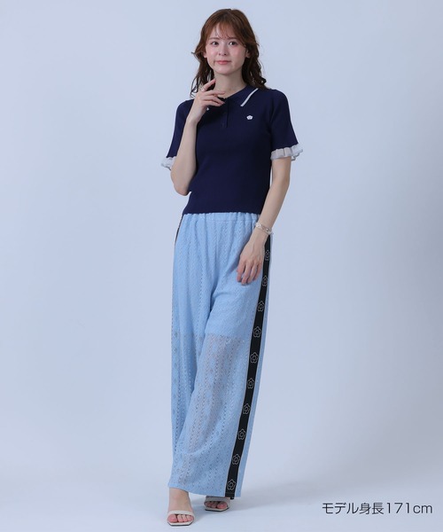 MARY QUANT（マリークヮント） ポロシャツ ポロ マリークワント フリル