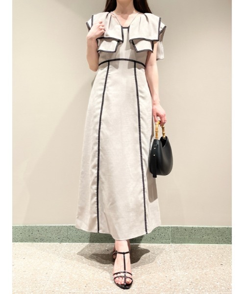 snidel ノースリーブワンピース SNIDEL（スナイデル） ノースリーブワンピース 1 ベージュ レディース