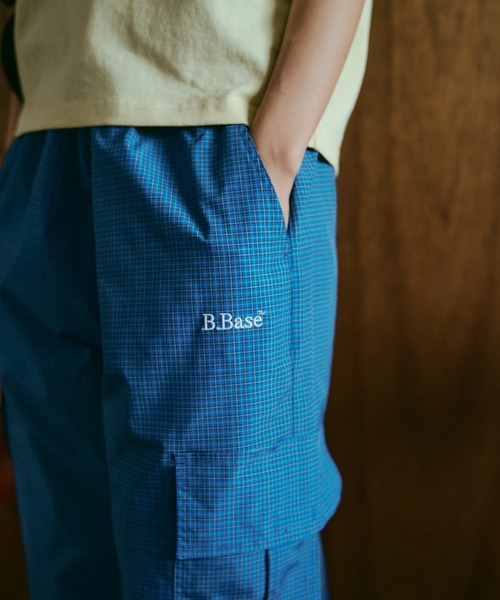 「BROKEN BASE」 カーゴパンツ MEDIUM ブルー メンズ_画像4