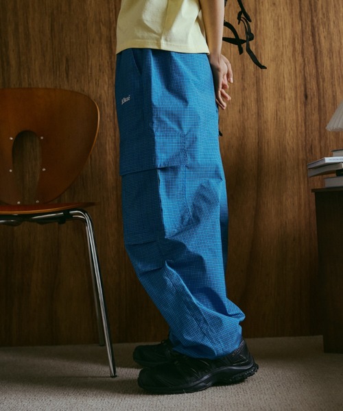 「BROKEN BASE」 カーゴパンツ MEDIUM ブルー メンズ_画像7
