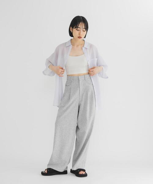 KBF（ケービーエフ） パンツ ダブルタックスウェットパンツ レディース