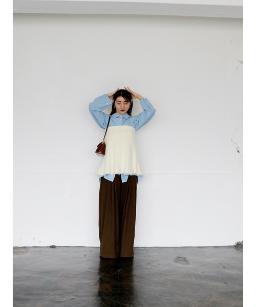 「Katrin TOKYO」 ノースリーブニット FREE レモンイエロー レディース_画像8