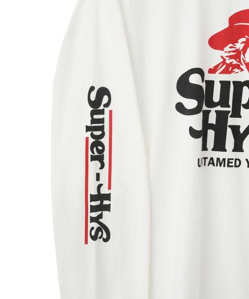 HYSTERIC GLAMOUR（ヒステリックグラマー） 長袖Tシャツ SMALL ブルー