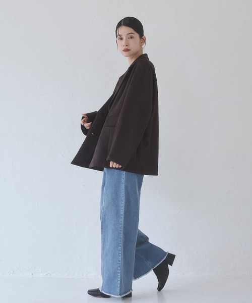 「hunch」 デニムパンツ FREE ワンウォッシュ レディース_画像3