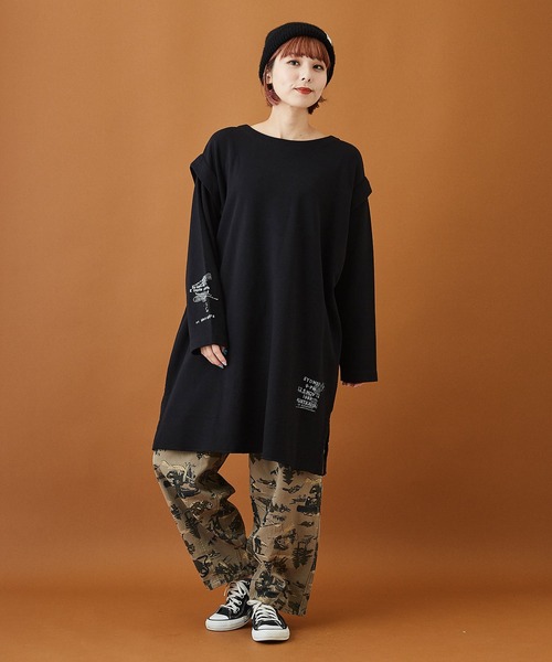 【なりますの】 パンツ アウトドアプリント ツイル ギャザーパンツ ZOZOTOWN PayPayモール店 - 通販 - PayPayモール ュガー
