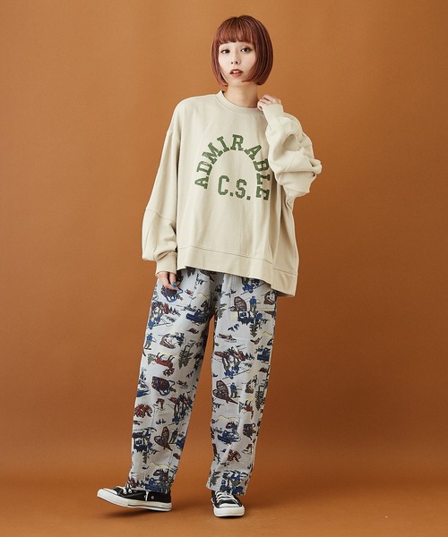 【なりますの】 パンツ アウトドアプリント ツイル ギャザーパンツ ZOZOTOWN PayPayモール店 - 通販 - PayPayモール ュガー