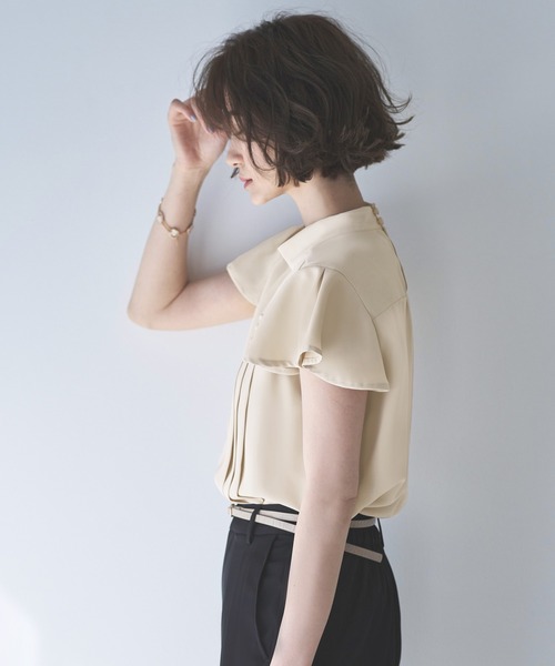 RUIRUE BOUTIQUE ブラウス シャツ 洗える ｜ チョーカーネック