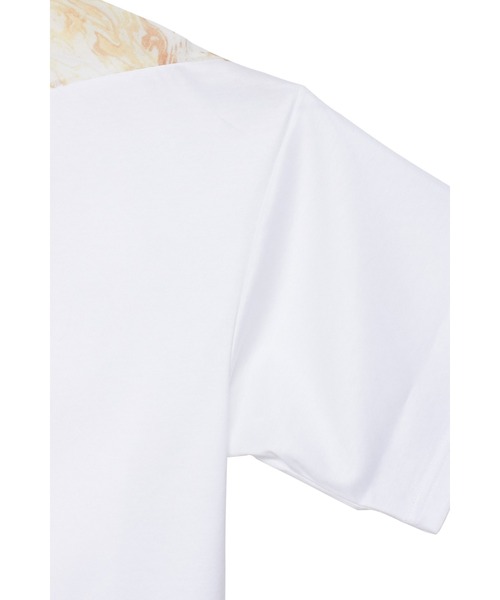 tシャツ 「LADIES'」TORNADO MART∴シアーマーブル切り替えオーバーTシャツ レディース LADIES'】TORNADO MART∴シアーマーブル切り替えオーバーTシャツ