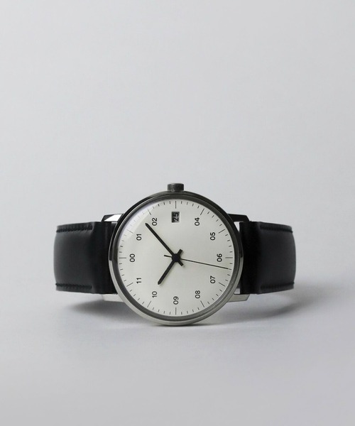 sazare（サザレ） 腕時計 SK02 BLACK CORDOVAN LEATHER” リスト