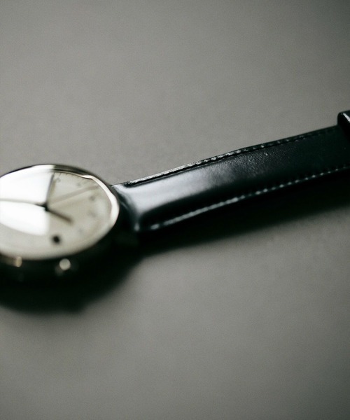 sazare（サザレ） 腕時計 SK02 BLACK CORDOVAN LEATHER” リスト