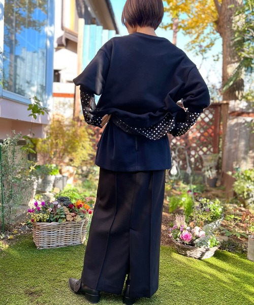 ENFOLD◇Yes RAZY SKIR/38/コットン/KHK/300ES131-2780 ENFOLD