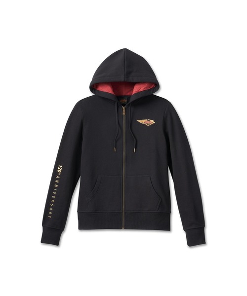 Harley Davidson パーカー 120周年記念スペシャルジップフロント