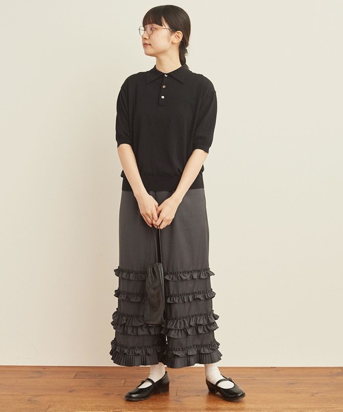 fig L London Carol pants ホワイト fig London（フィグロンドン）の「Carol pants（その他パンツ
