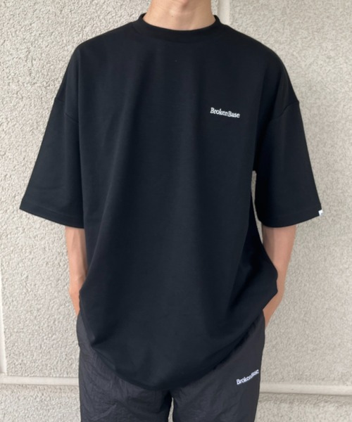 BROKEN BASE tシャツ オーバーサイズ裾ドローコードT メンズ