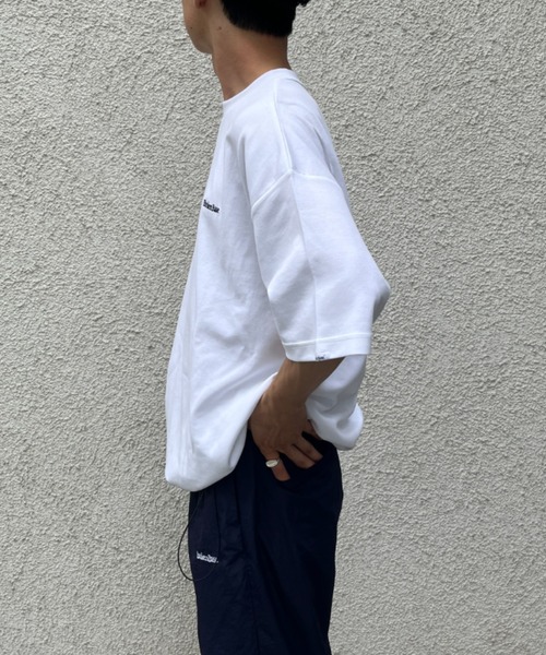 BROKEN BASE tシャツ オーバーサイズ裾ドローコードT メンズ