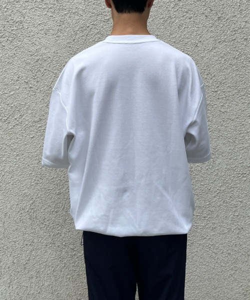 BROKEN BASE tシャツ オーバーサイズ裾ドローコードT メンズ