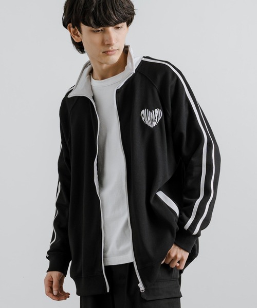 Rocky Monroe ブルゾン アウター オーバーサイズ 裏毛バイカラー
