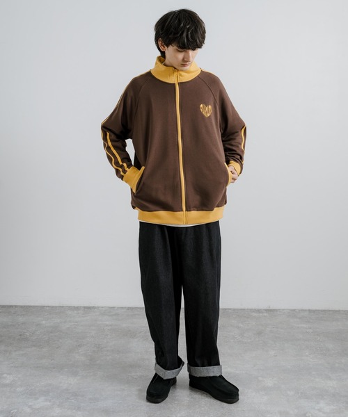 Rocky Monroe ブルゾン アウター オーバーサイズ 裏毛バイカラー