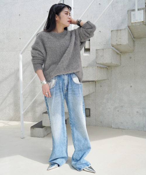 AP STUDIO ニット Fur Knit Pullover レディース : ZOZOTOWN Yahoo!店