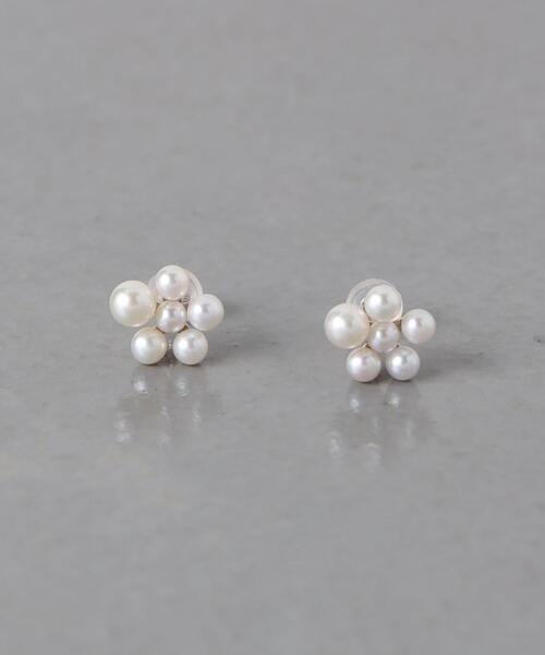 les bonbon（ルボンボン） ピアス 「les bonbon」フラワー パール