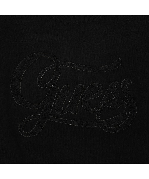 ゲス GUESS Jolie Logo Sweater （JBLK） ニット セーター GUESS ニット セーター Jolie Logo Sweater レディース