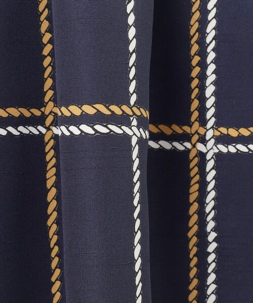 【GRACE CONTINENTL】ロープチェックワンピース ロープチェックワンピース / GRACE CONTINENTAL | GRACE