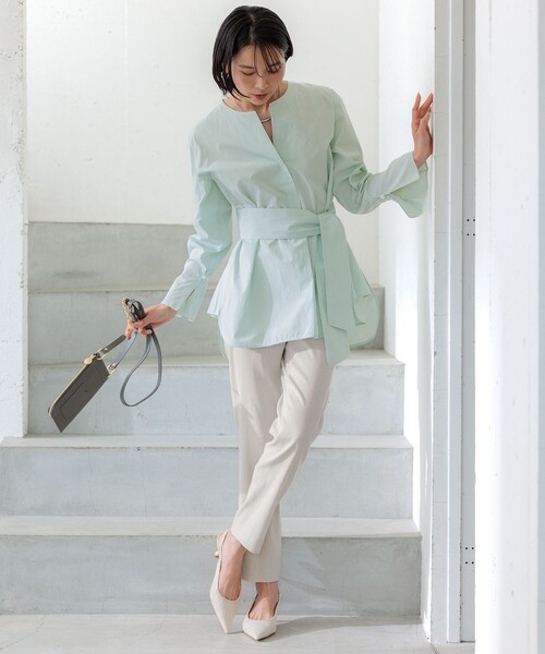 23区 ブラウス シャツ 「Oggi4月号掲載/杏さん着用」CANCLINI