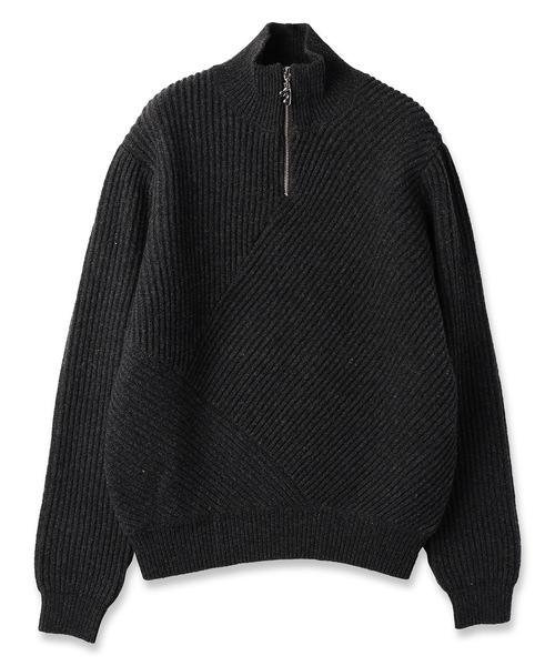 JieDa ニット JieDa（ジエダ） セーター ニット HALF ZIP KNIT メンズ レディース