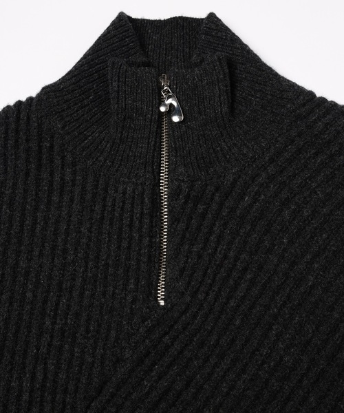 JieDa（ジエダ） セーター ニット HALF ZIP KNIT メンズ レディース 