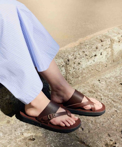 【関税 送料無料】POLLINI クリスタル サンダル Organic handloom サンダル / ”TRENT” レディース メンズ