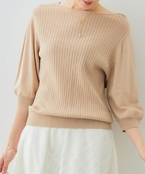 7days Life Styling ニット セーター 「接触冷感/UVカット/毛玉防止 7days Life Styling ニット セーター 「接触冷感/UVカット/毛玉防止