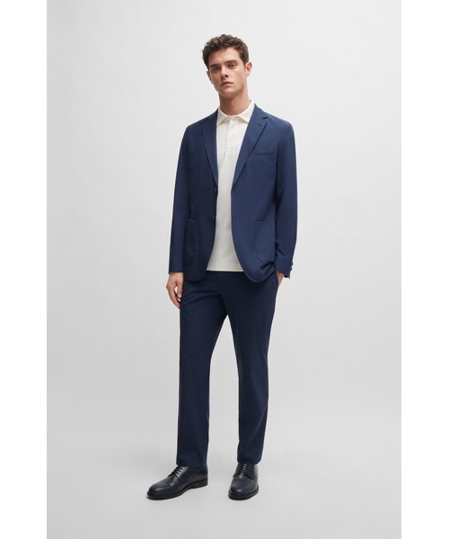 HUGO BOSS ネイビー ストレッチパンツ BOSS（HUGO BOSS） パンツ BOSS x SHOHEI OHTANI ストレッチ