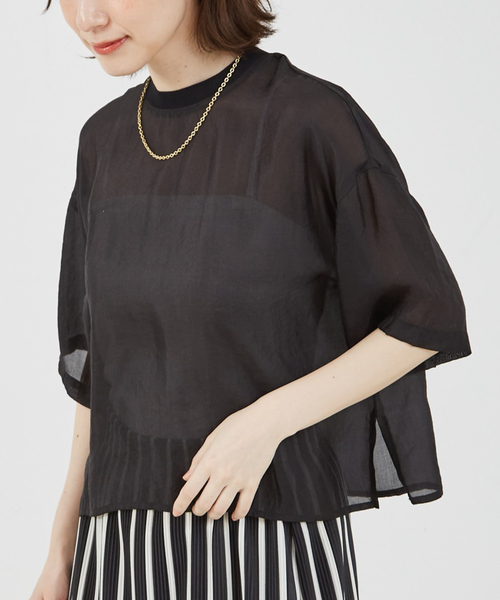 abahouse mavie - 新品未使用　  アバハウス  abahouse mavie  フリルブラウス マルチフリルブラウス【ティペット付】｜abahouse mavie