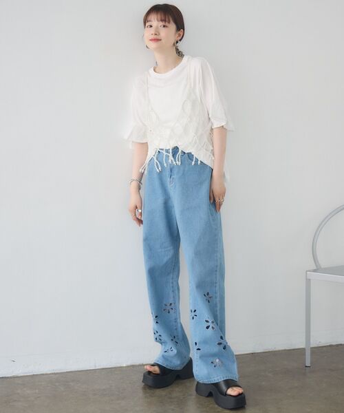 【未使用品】MaisonSpecial ビーズビスチェ キャミソール トップス 未使用品】MaisonSpecial ビーズビスチェ キャミソール トップス