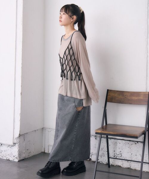 IRENE アイレネ タンクトップ ビスチェ シルバー IRENE アイレネ タンクトップ ビスチェ シルバー IRENE アイレネ