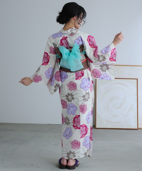 最新作☆ブランド浴衣☆機能性浴衣☆百貨店取扱浴衣☆洗える浴衣☆サークルホワイト☆ ☆新品☆ブランド浴衣☆機能性浴衣☆百貨店取扱浴衣☆洗える浴衣