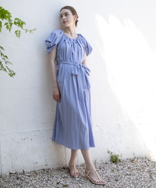 AND COUTURE（アンドクチュール） ワンピース 夏 ケープスリーブ