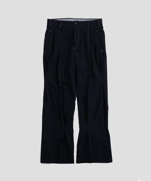 KHOKI スラックス 「KHOKI / コッキ」Pleat-detail pants メンズ