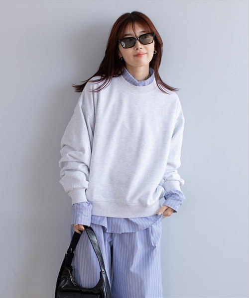 ブラウス シャツ STRIPE COLOR シャツ レディース green label relaxing ブラウス シャツ バイカラー フロント